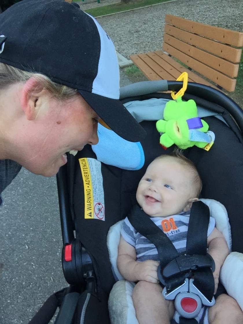 August 18_Running with Mom